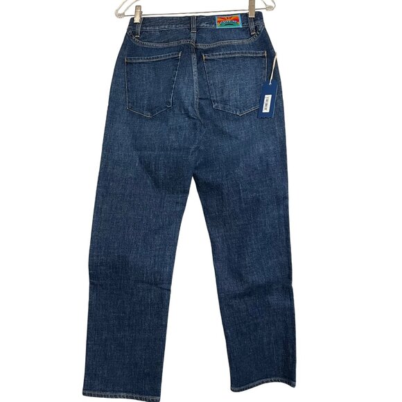 NWT Daily Blue by Adriano Goldschmied High-Waisted Straight Slim Barrel 27 - Picture 9 of 16